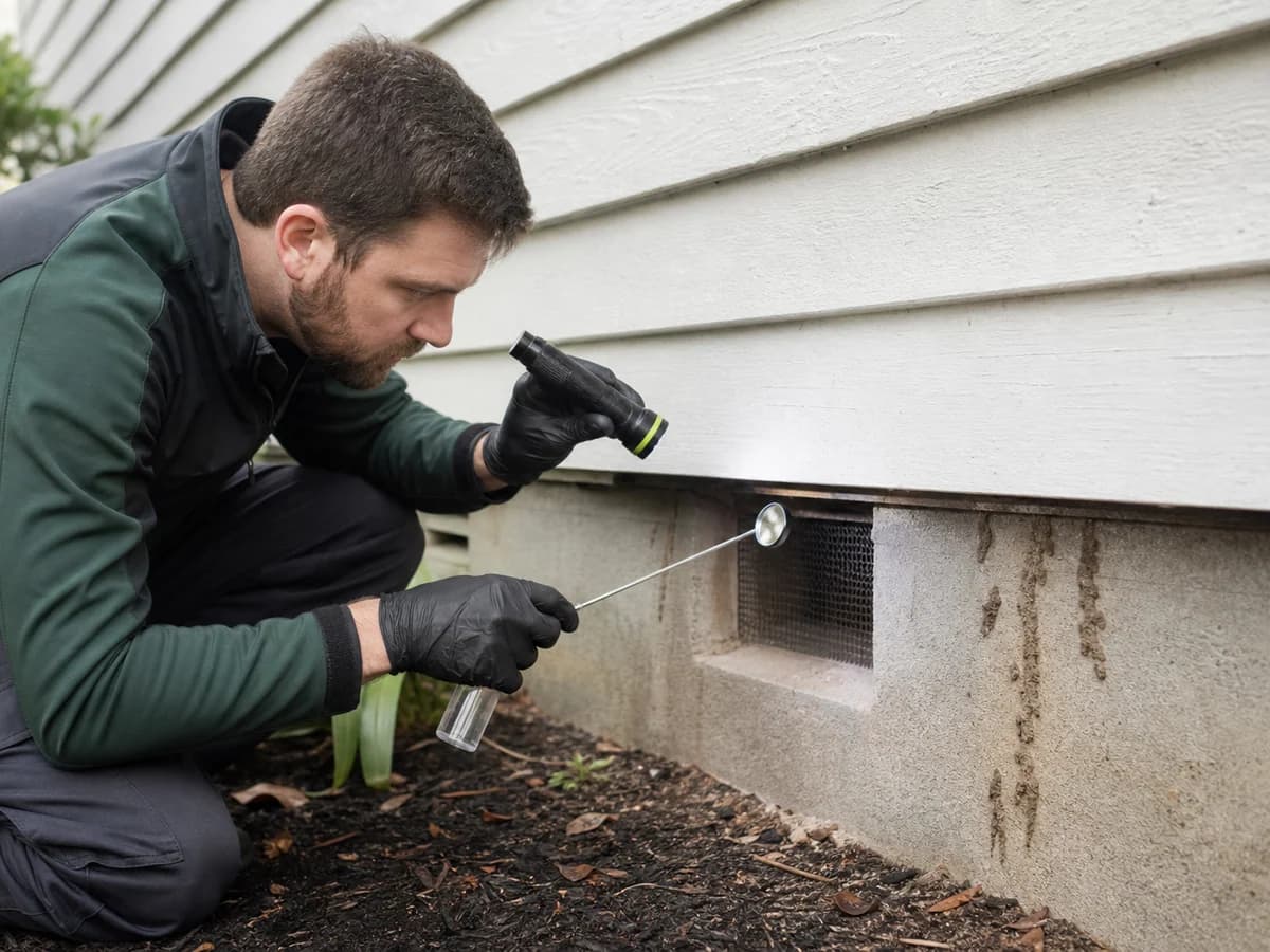 Pest control inspection